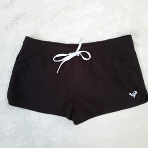 Roxy board shorts, multi-color stripe back pockets